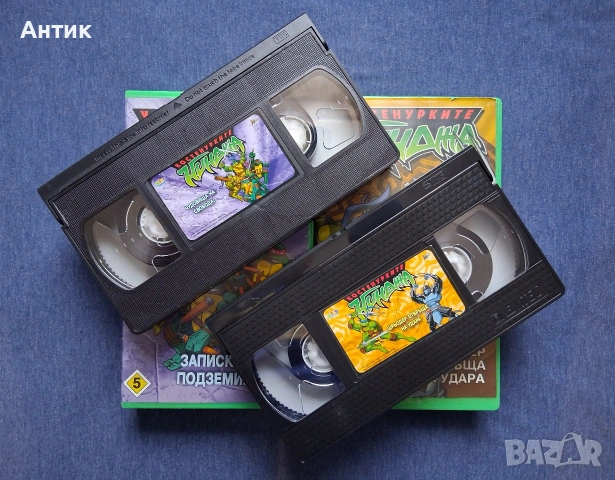 Колекция Видеокасети VHS Костенурките Нинджа Миши Рокери от Марс, снимка 9 - Други жанрове - 53933798