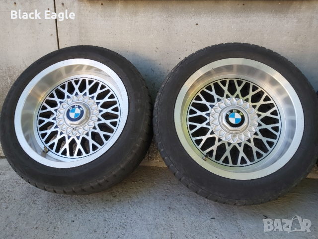 Ретро джанти BCW 15" style 5 ET5 с гуми, за BMW E36, с голям борд, снимка 4 - Гуми и джанти - 45034996