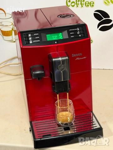 Кафемашина кафе автомат Saeco minuto с гаранция, снимка 2 - Кафемашини - 54118402