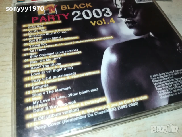 BLACK PARTY 2003 CD 2406252053, снимка 12 - CD дискове - 50786593