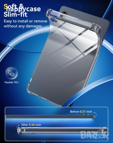 Samsung Galaxy Tab A11+ A11 A9+ A9 A8 / Силиконов TPU кейс калъф гръб за таблет, снимка 5 - Таблети - 35895050