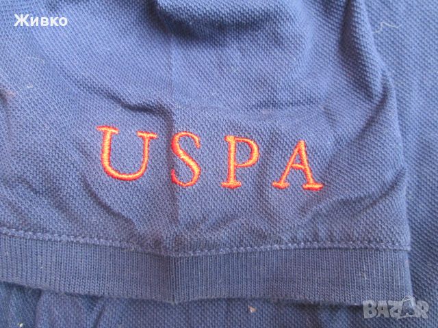 U.S.POLO ASSN. since 1890 тъмно синя тениска размер XL., снимка 4 - Тениски - 45592918