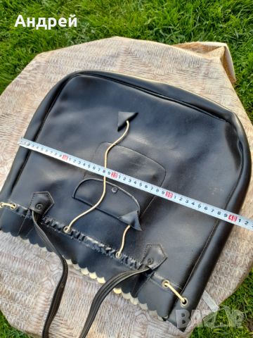 Стара пазарска кожена чанта , снимка 4 - Други ценни предмети - 45196571