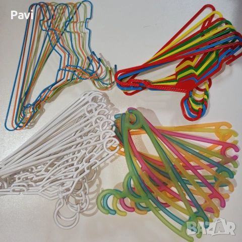 Детски закачалки 40 броя 