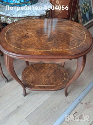 Дървена масичка, снимка 2 - Антикварни и старинни предмети - 53720174