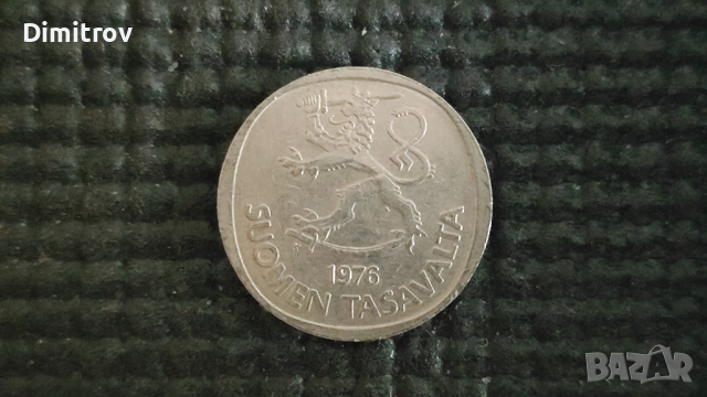 1 марка (Финландия, 1976), снимка 2 - Нумизматика и бонистика - 45010689
