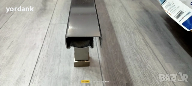 Комплект електрооксидиран алуминиев парапет квадратен профил, снимка 3 - Други стоки за дома - 53597622