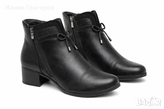 Дамски ежедневни боти черни Tendenz 36 номер