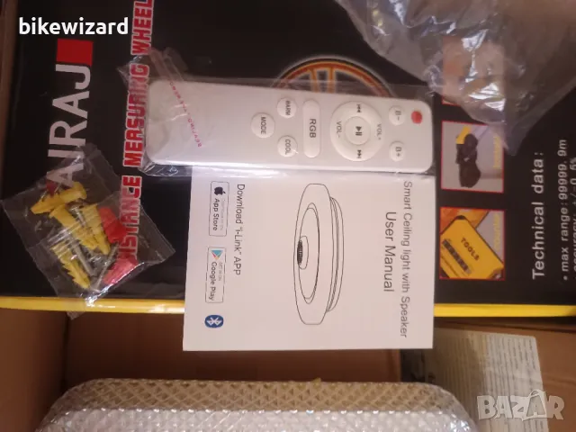 TOPBOS 30W LED таванна лампа с димируема светлина с Bluetooth високоговорител. 28х28 см. НОВА, снимка 7 - Други - 50336093