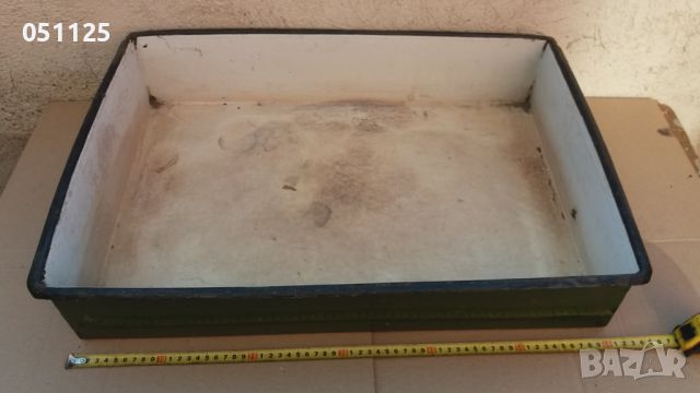 стара емайлирана тава за печене на агнета, лютеници и др.  , снимка 6 - Антикварни и старинни предмети - 46127743