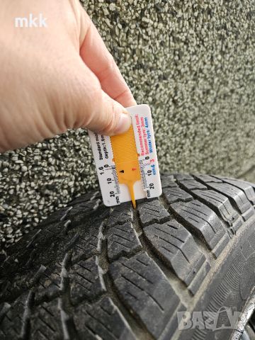 Зимни гуми Lassa Snoways2 с джанти 13 цола 155/80 R13  4х100, снимка 3 - Гуми и джанти - 45946513