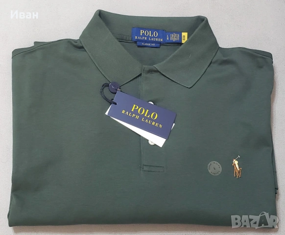 Нова оригинална фланелка Polo Ralph Lauren classic fit - размер L, M - 100% памук