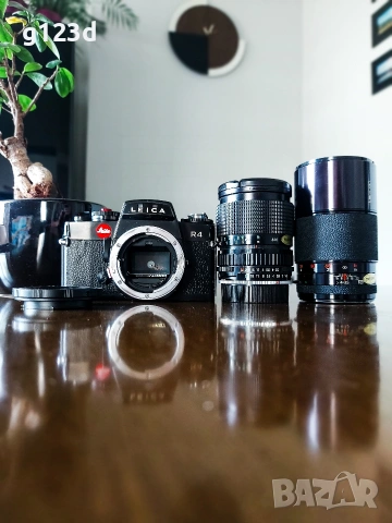 Leica R4 + два обектива Tamron 28-77мм и 200 мм