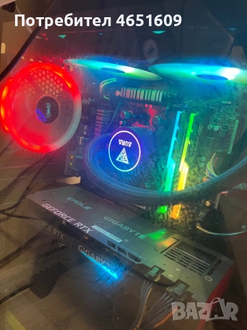 Геймърски звяр – Ryzen 7 5700X + RTX 3070 + Водно охлаждане!, снимка 2 - Геймърски - 52421654