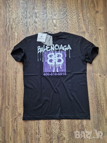 Страхотна мъжка тениска BALENCIAGA  нова с етикет  , размер 2ХL, снимка 5 - Тениски - 45477565
