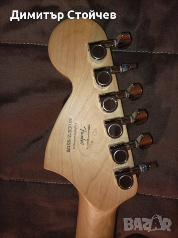 Китара Fender Squier Standart Stratocaster, crafted in Indonesia, снимка 5 - Китари - 45061615