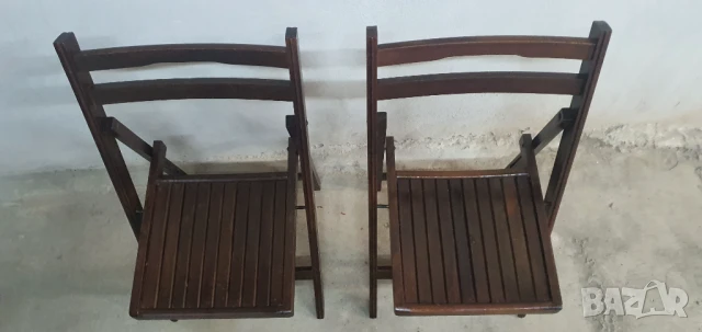 Сгъваеми столове винтидж антики, снимка 5 - Антикварни и старинни предмети - 49592276