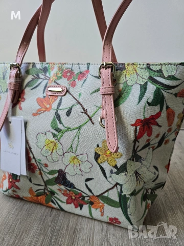 НОВА уникална чанта DAVID JONES на цветя , снимка 2 - Чанти - 53438799