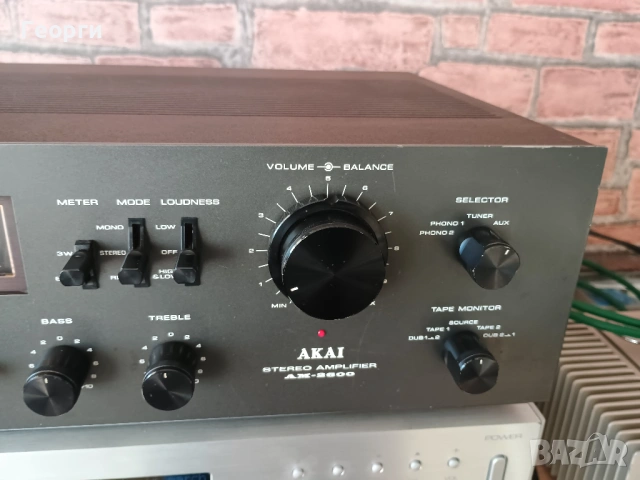 Akai AM-2600 solid state stereo Amplifier , снимка 4 - Ресийвъри, усилватели, смесителни пултове - 53254800