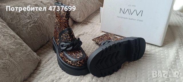 Продавам запазени ботуши с марка Navvi, снимка 2 - Дамски ботуши - 53476668