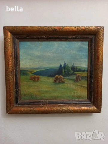 Стара антикварна творба на известният чешкия художник Антонин Прохазка(А.Prochazka)- 1882-1945 г., снимка 2 - Антикварни и старинни предмети - 54156844