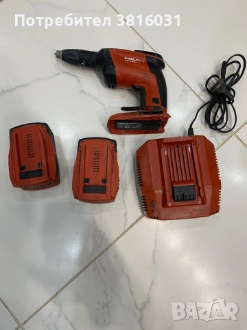 Професионален винтоверт за гипс картон Hilti SD5000-A22, снимка 4 - Винтоверти - 52354484