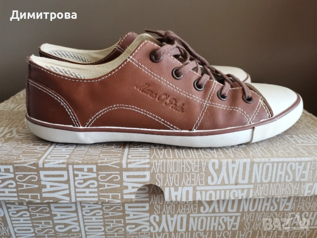 Кожени кецове Marc OPolo., снимка 3 - Кецове - 53916975