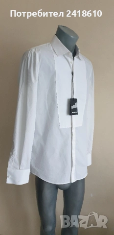 DQUARED2 Cotton Made In Italy Mens Size 50 / L НОВО ! ОРИГИНАЛ! Мъжка Риза!, снимка 8 - Ризи - 53797478