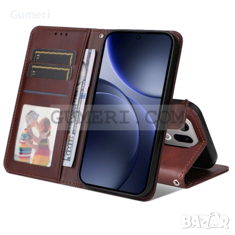 Тефтер Стойка за Oppo Find X9, снимка 6 - Калъфи, кейсове - 53266106