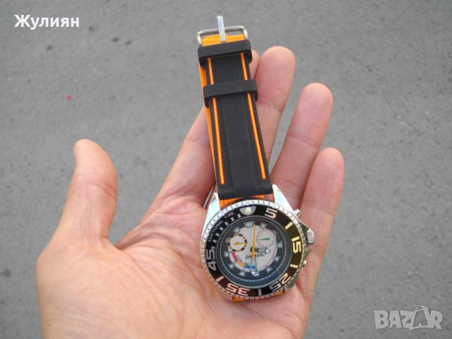 КОЛЕКЦИОНЕРСКИ ЧАСОВНИК JIM BEAM CHRONOGRAPH , снимка 16 - Антикварни и старинни предмети - 46405280