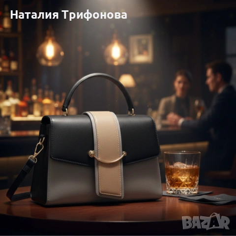 Елегантна дамска чанта в 7 цвята - компактна и стилна за всеки повод, снимка 10 - Чанти - 53406302