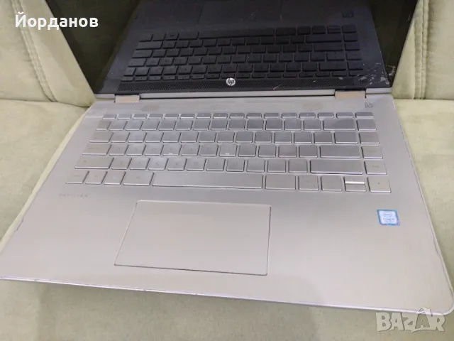работещ HP Pavilion x360 Convertible Core i5 7th gen /2gb.ram цял за ремонт или части!, снимка 2 - Части за лаптопи - 50153192