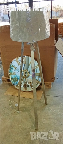 Подова лампа Sompex Triolo – нова, с дефекти (виж описание), снимка 12 - Настолни лампи - 53256913