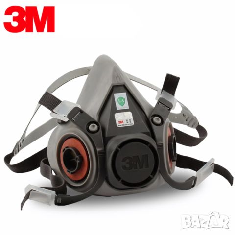 3М предпазна маска с филтри, снимка 3 - Други машини и части - 46404808