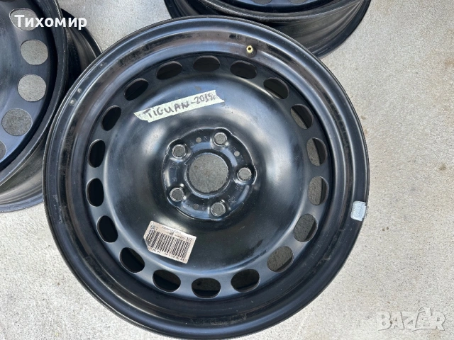 Железни джанти 5х112-16цола-ЕТ33, снимка 2 - Гуми и джанти - 54160860