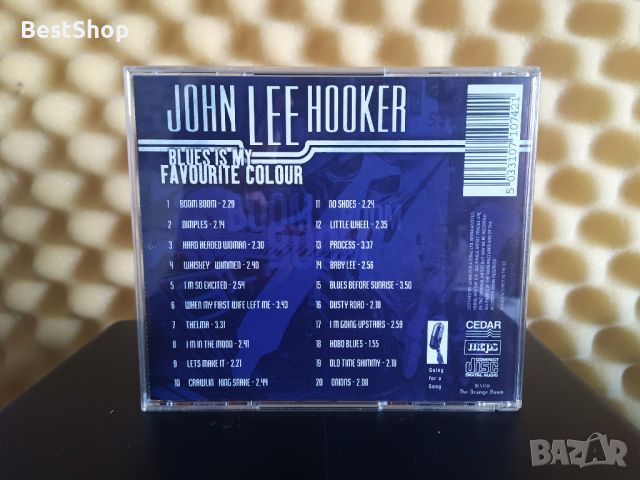 John Lee Hooker - Blues is my favourite colour, снимка 2 - CD дискове - 46172854