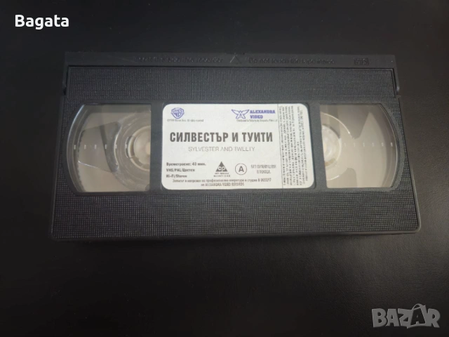 VHS касета - Силвестър и Туити - Шантави рисунки (Looney Tunes), снимка 4 - Анимации - 53849424