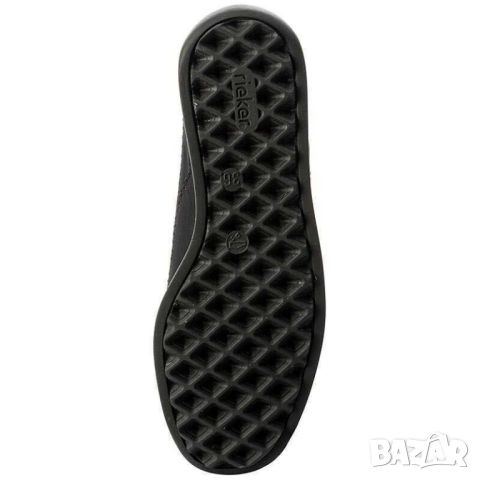 Дамски ниски обувки Rieker, Водоотблъскващи, Черни, 40, снимка 4 - Дамски елегантни обувки - 45694870