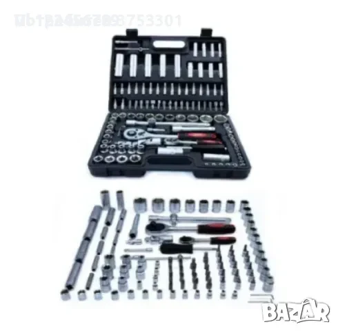 Професионален комплект гедоре 108 Части KRAFTROYAL, снимка 4 - Гедорета - 50790003