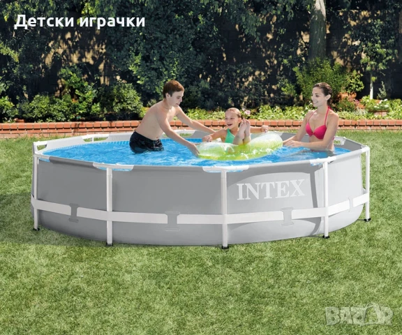Сглобяем басейн INTEX Prism Frame, 305 х 76 см, с филтърна помпа, снимка 1