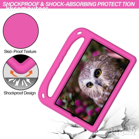 Samsung Galaxy Tab A 8.4 2020 SM-T307U EVA Удароустойчив Калъф с Удобна Дръжка и Стойка + Протектор, снимка 8 - Калъфи, кейсове - 51127023