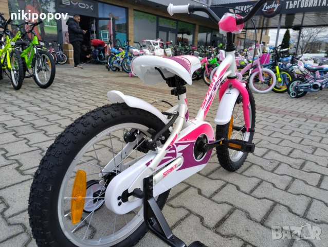 SPRINT Велосипед 16" ALICE бял, снимка 9 - Велосипеди - 53538391