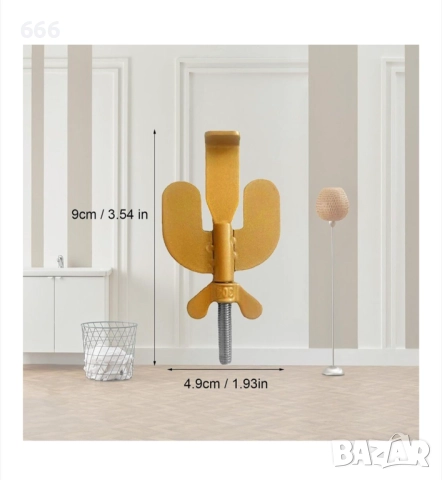 Преносима брава от неръждаема стомана, Mmgoqqt, 1,5-3 см, лесна за инсталиране, за сигурност на дома, снимка 3 - Други стоки за дома - 52697166