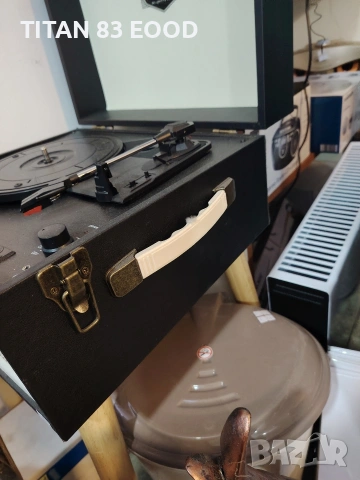 Auna Sarah Ann Ретро винилов грамофон , снимка 3 - Грамофони - 53814532