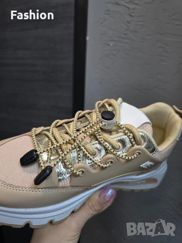 Нови жестоки дамски сникърси / маратонки в бежов и сив цвят на намаление., снимка 4 - Маратонки - 53871112