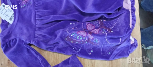 🌸 Детски плюшени рокли за момичета 🌸, снимка 6 - Детски рокли и поли - 53875262