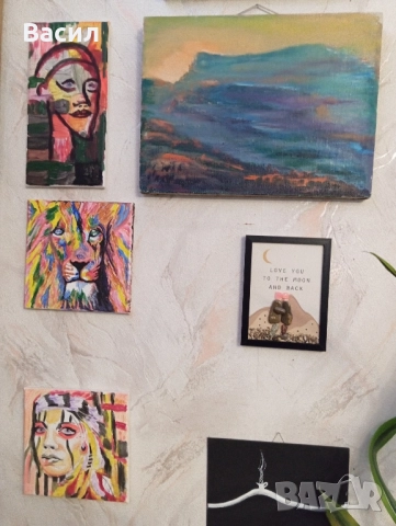 Арт картини масло, светещи камъчета,речни и морски и, снимка 11 - Картини - 52343038