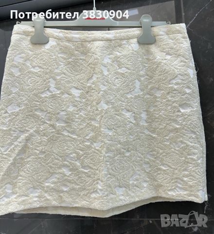 Къса пола Conscious Exclusive H&M, размер EUR 42, снимка 13 - Поли - 45260005