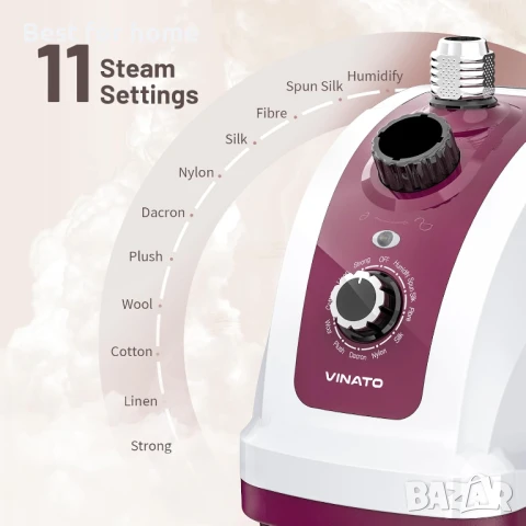 VINATO HY-288 Преса за гладене на дрехи с пара, снимка 4 - Ютии - 51193063