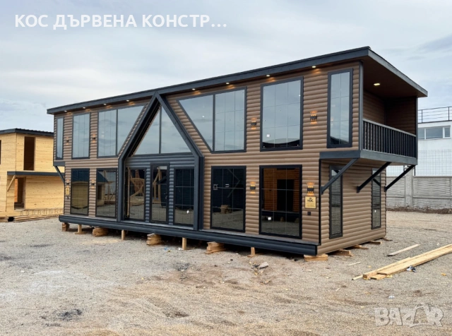 СГЛОБЕНА ДЪРВЕНА КОНСТРУКЦИЯ дървени къщи и вили, снимка 8 - Монтажи - 54284561